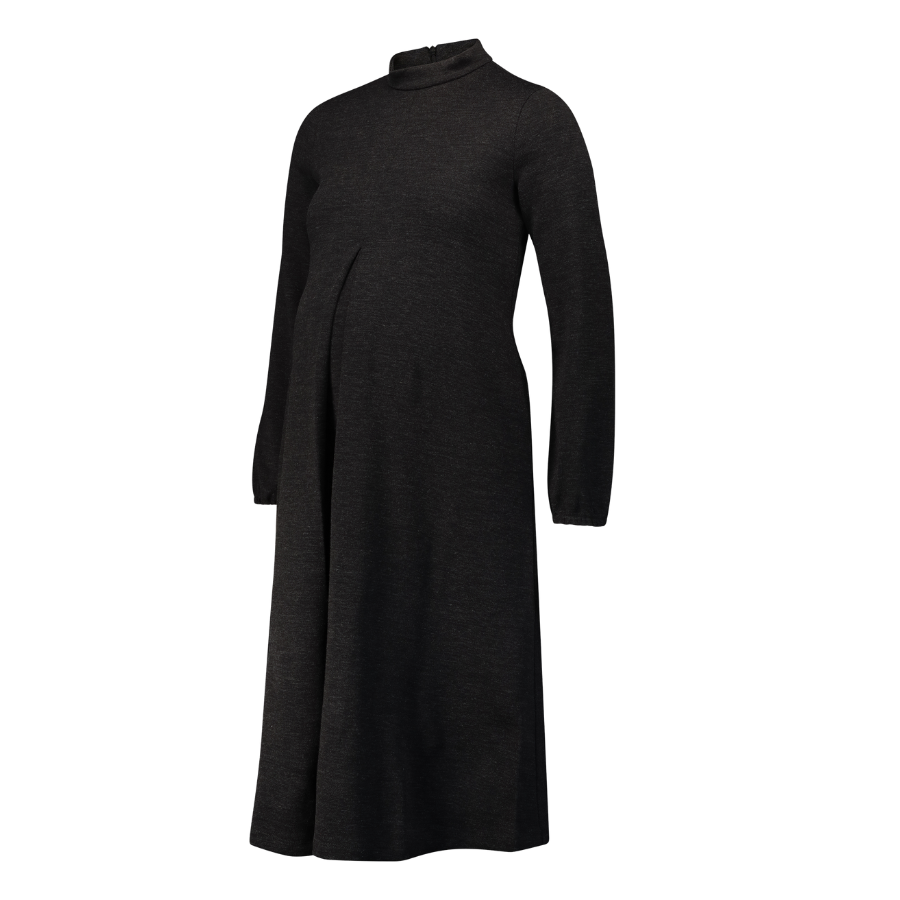 black long sleeve maternity dress Ingrid & Isabel Smocked Maternity Dress main image 1