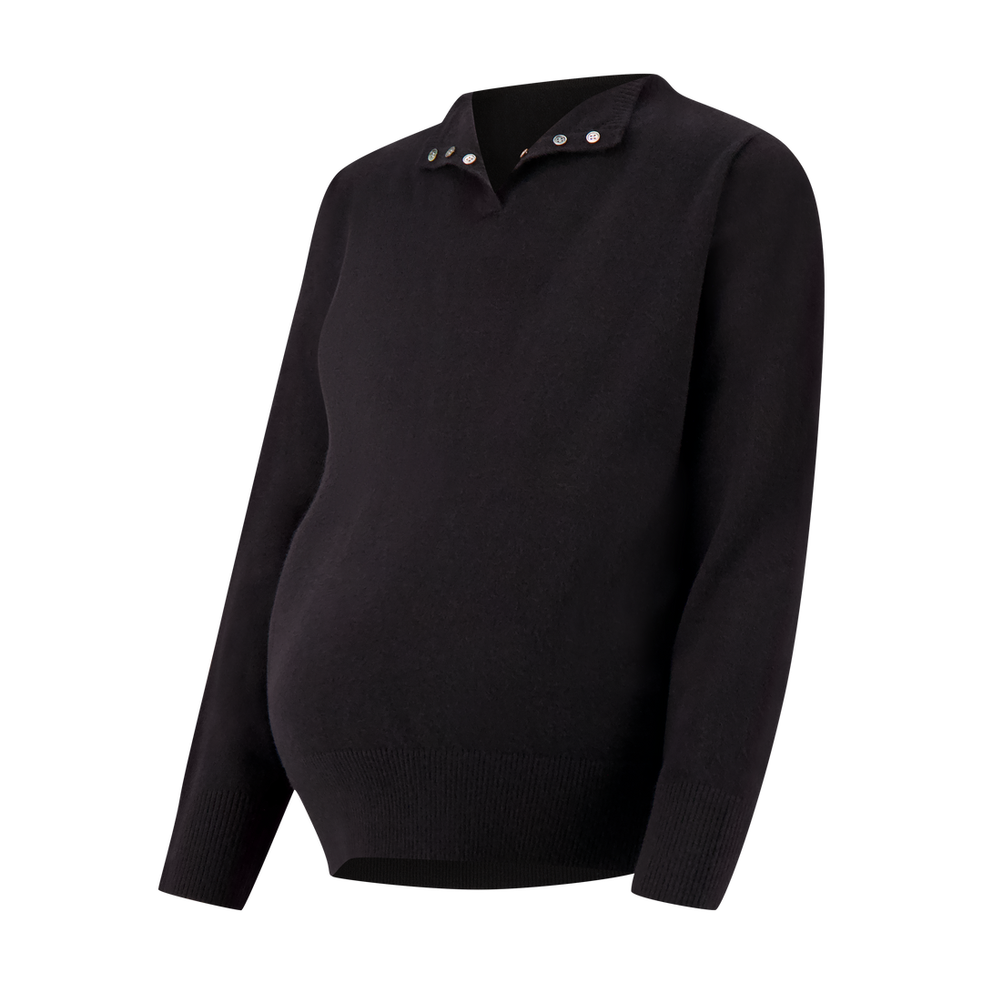 Slit Neck Sweater
