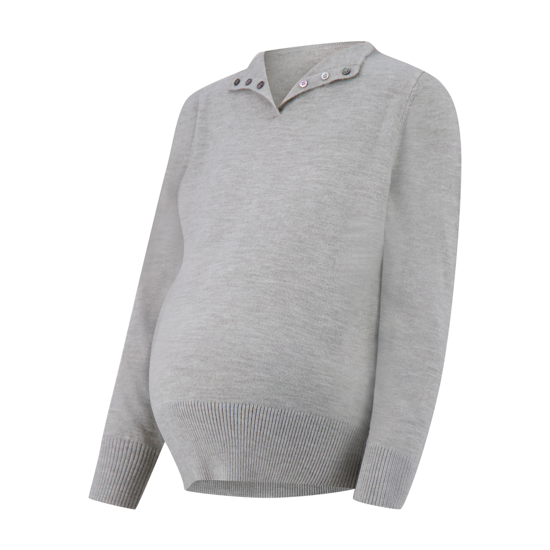 Slit Neck Sweater