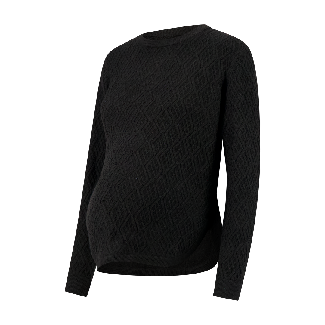 Diamond Sweater w Rounded Slits