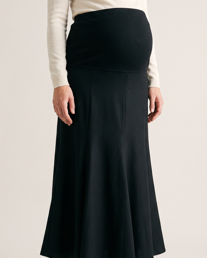 Wool Trumpet Skirt