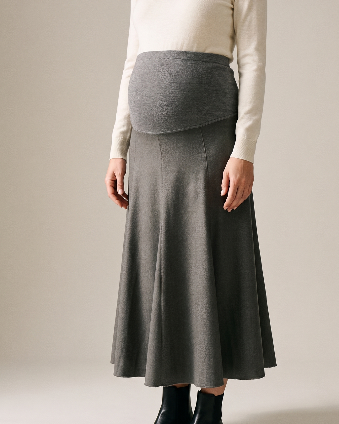 Wool Trumpet Skirt