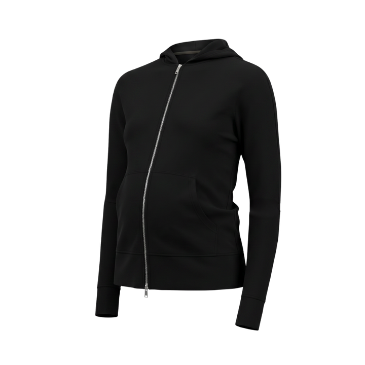 Hoodie w Double Zip