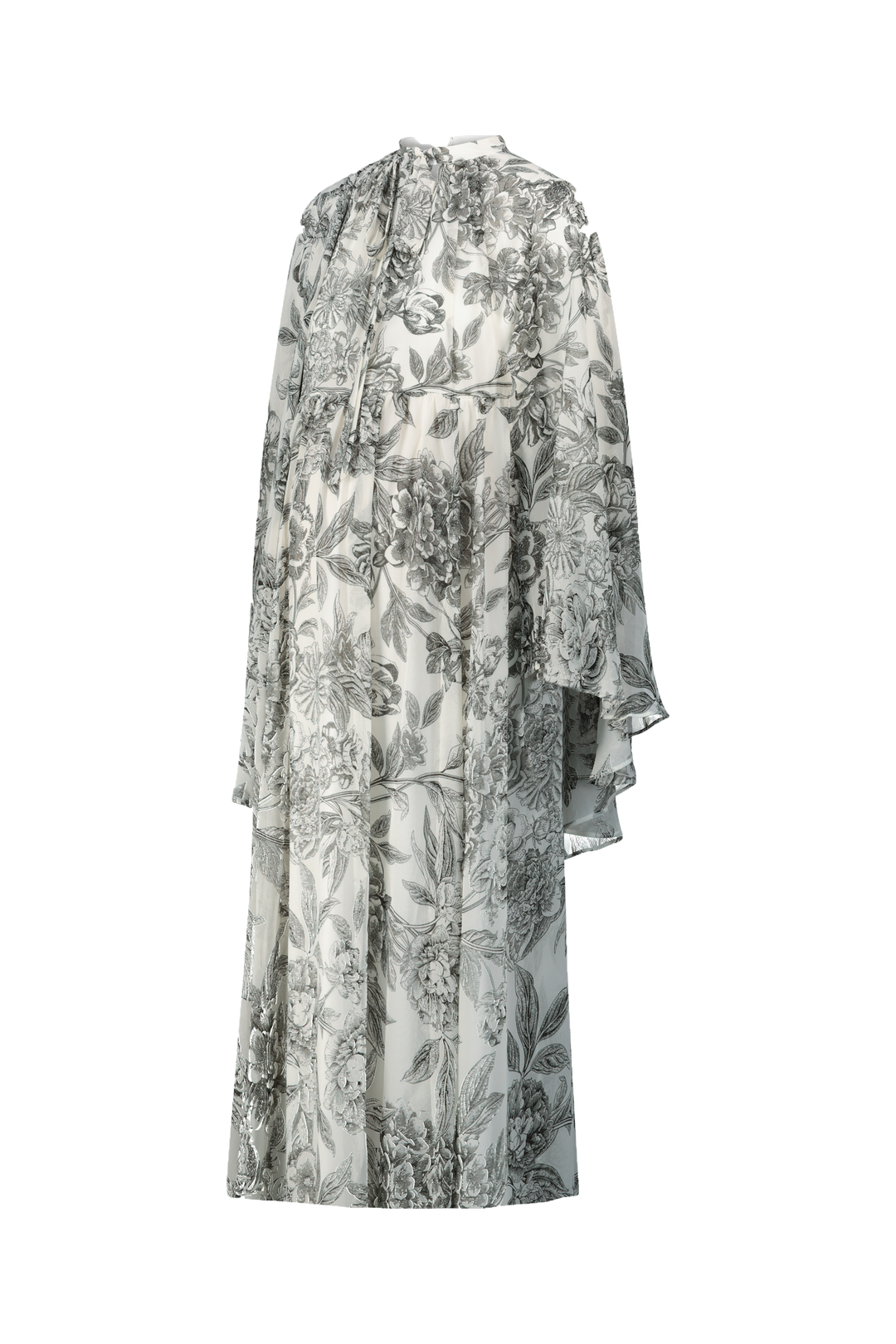 Chiffon Cape Gown