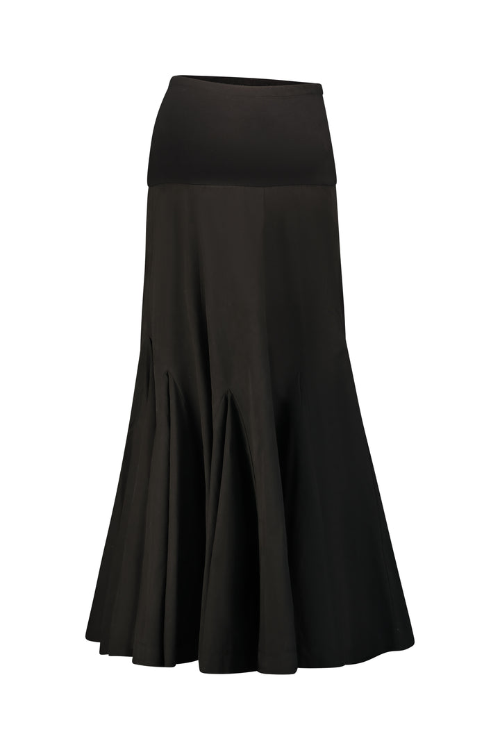 Cotton Gored Skirt TZ11634