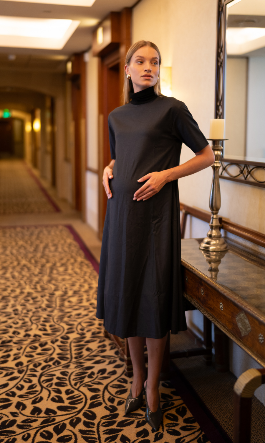 Turtleneck Dress TZ61720