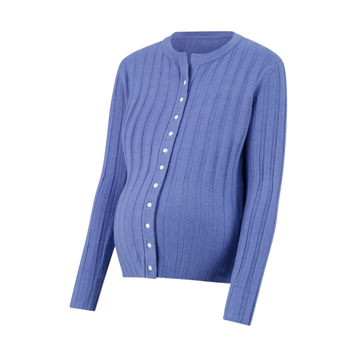 Ribbed Cardigan w Mini Buttons