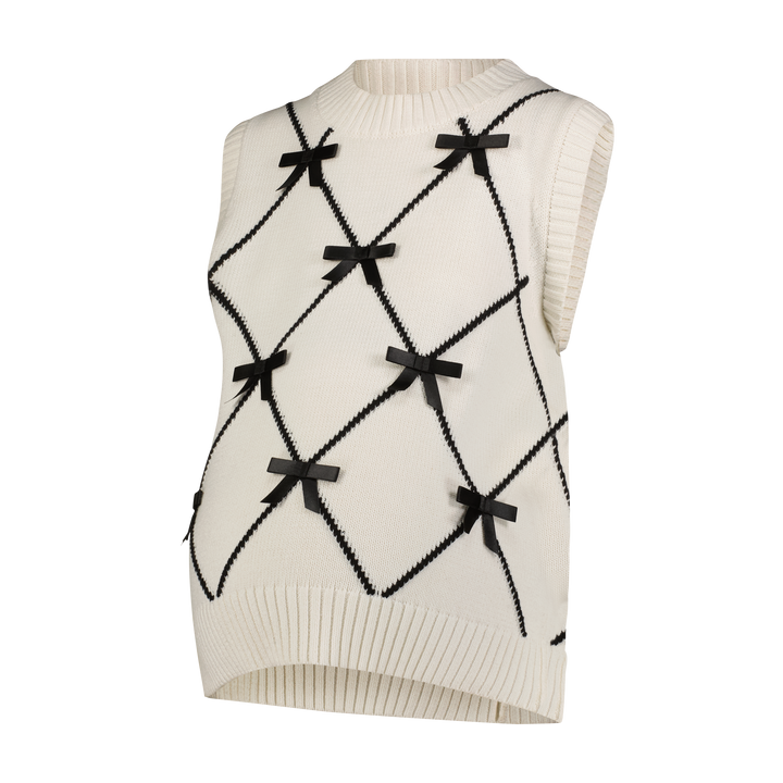 Knit Vest w Bows