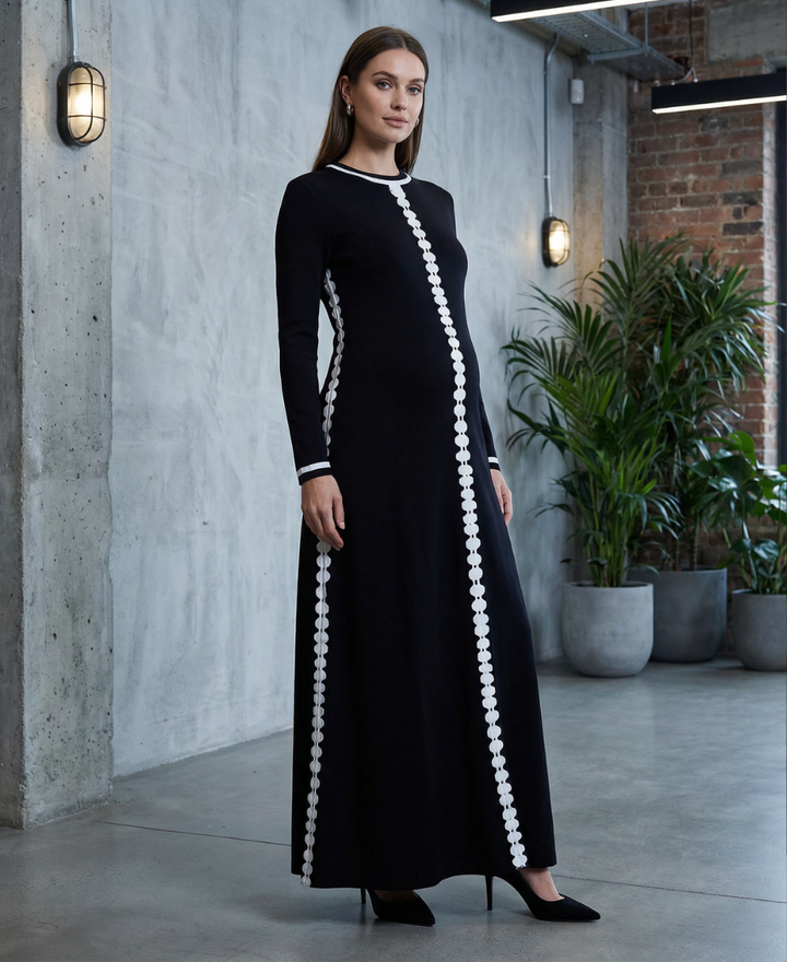 Simple Maxi Dress w Painted