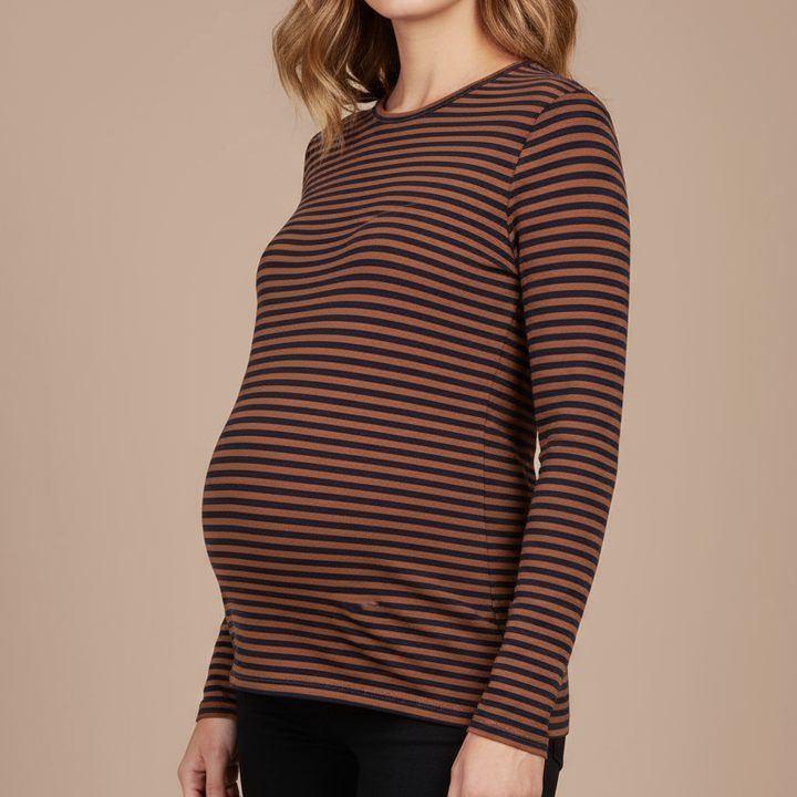 Stripe Crewneck Tee