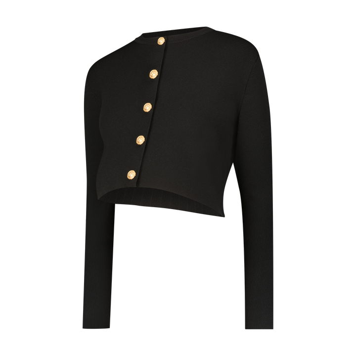 Cardigan w Gold Buttons