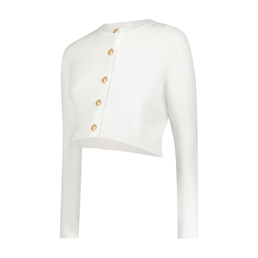 Cardigan w Gold Buttons