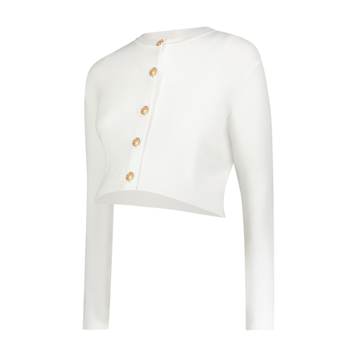 Cardigan w Gold Buttons