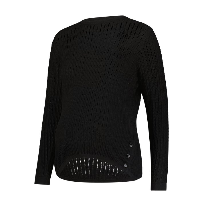 Lacey Knit Crewneck Sweater