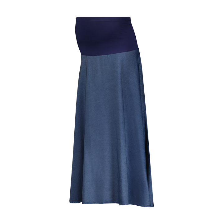 Soft Jean Circle Skirt