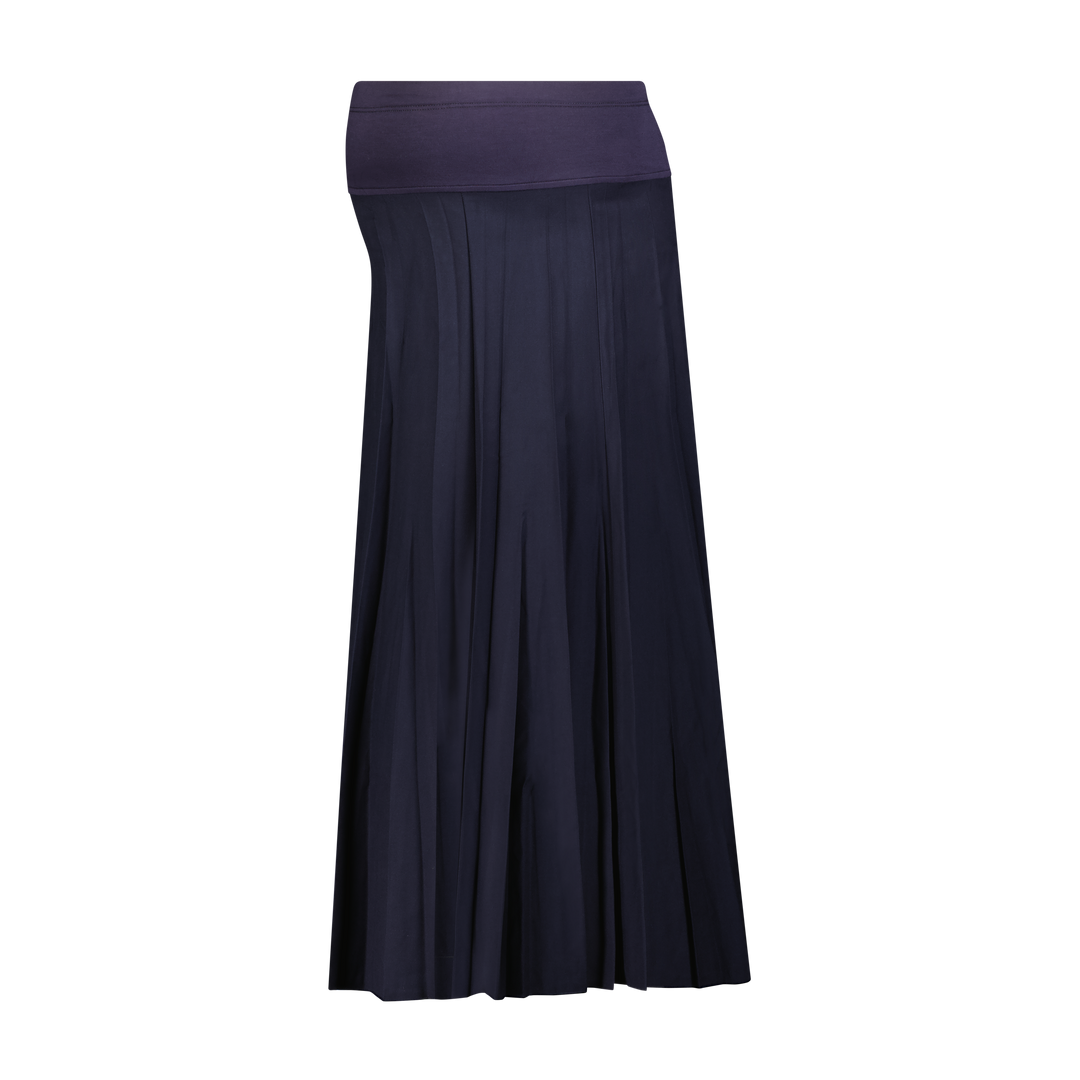 Crepe Pleated Skirt