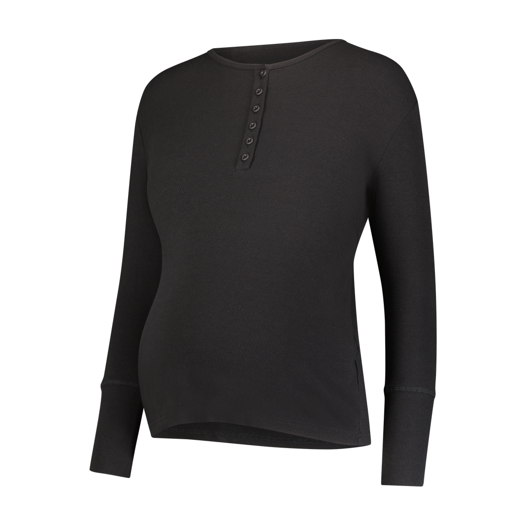 Ribbed Henley