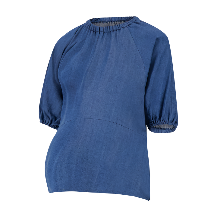 Jean Gathered Neck Top