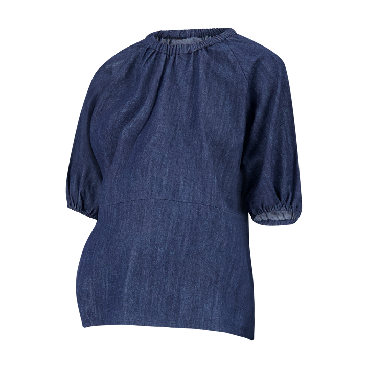 Jean Gathered Neck Top